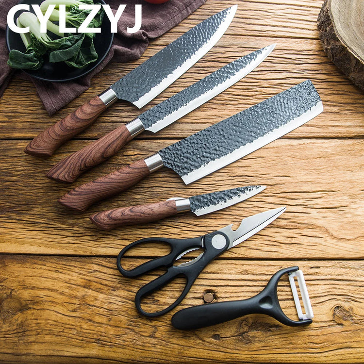 Stainless Steel Kitchen Knives Set