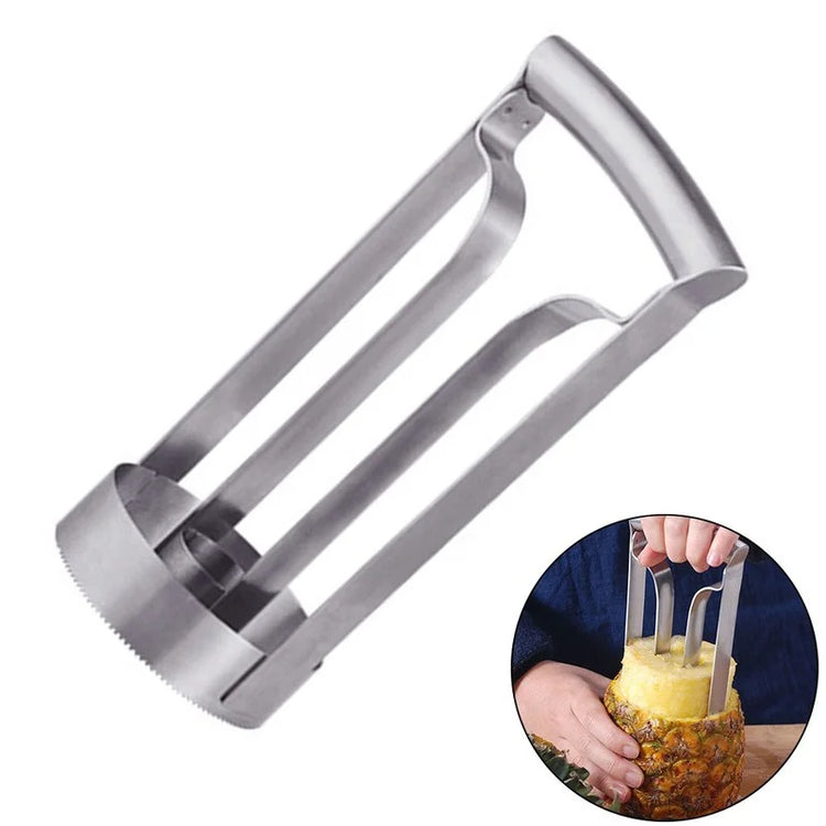 1Pc Kitchen Tool Stainless Steel Fruit Pineapple Corer Slicer Peeler Cutter Parer Pineapple Slicers