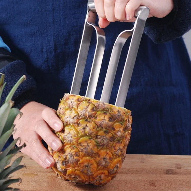 1Pc Kitchen Tool Stainless Steel Fruit Pineapple Corer Slicer Peeler Cutter Parer Pineapple Slicers