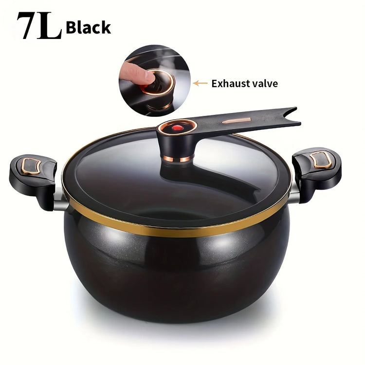 1pc Enamel Soup Pot Cooker Large Capacity