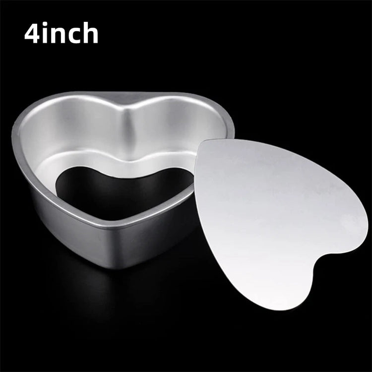 3-Piece 4/6/8inch Heart-Shaped Cake Pan