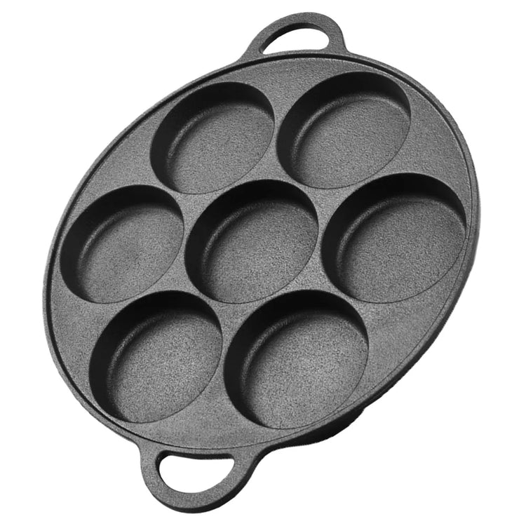 7-3 Hole Non-Stick Kitchen Cooking Ham Pan