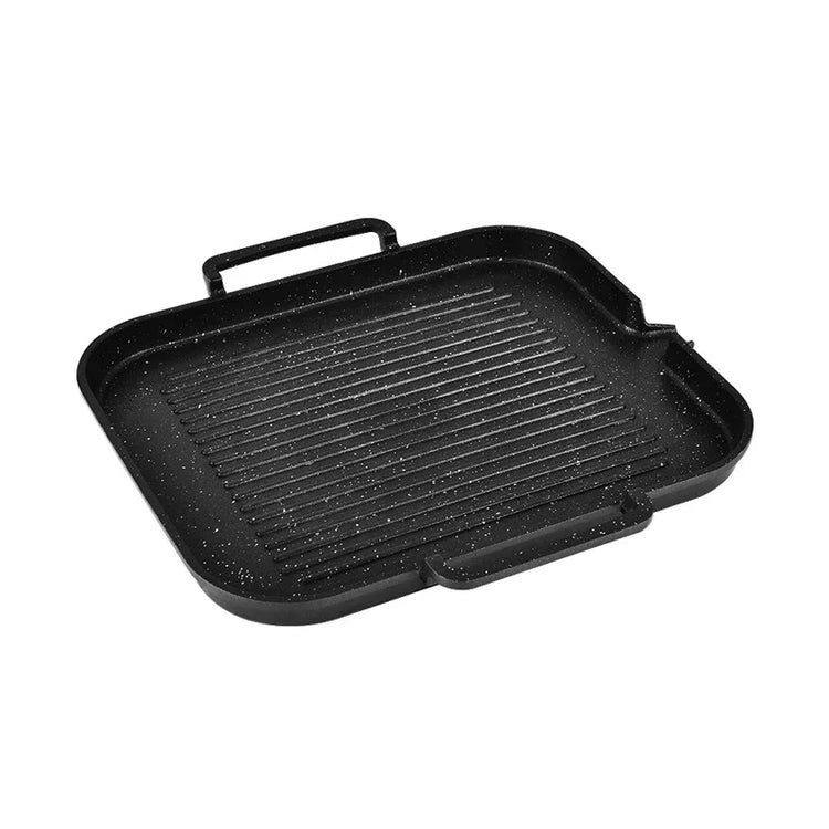 Aluminum Frying Pan Non-stick Barbecue Pan