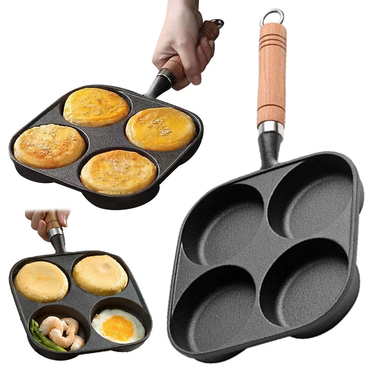 4-Hole Breakfast Burger Egg Pancake Maker