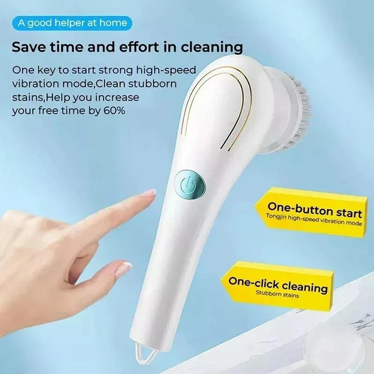 Dish Soap Multifunction Cleaning Tools Clean Useful Things for Kitchen Gadgets 5 in 1 Home Glass Brush Cleaner Multi-purpose