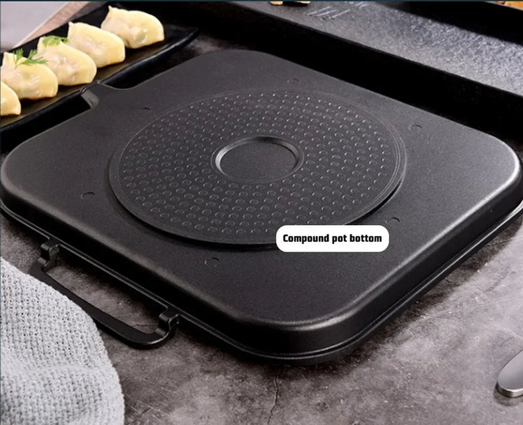 Aluminum Frying Pan Non-stick Barbecue Pan