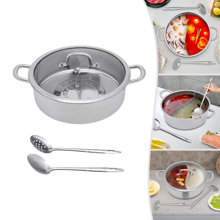 304 Food Grade Stainless Steel Shabu Shabu Hot pot