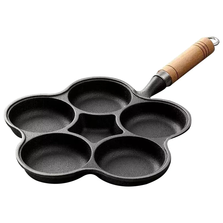 7-3 Hole Non-Stick Kitchen Cooking Ham Pan