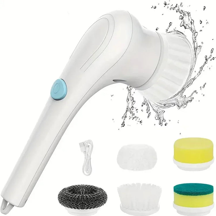 Dish Soap Multifunction Cleaning Tools Clean Useful Things for Kitchen Gadgets 5 in 1 Home Glass Brush Cleaner Multi-purpose