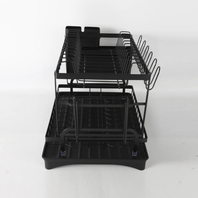 2 Tier Dish drying Rack Dish Drainer Drying Rack