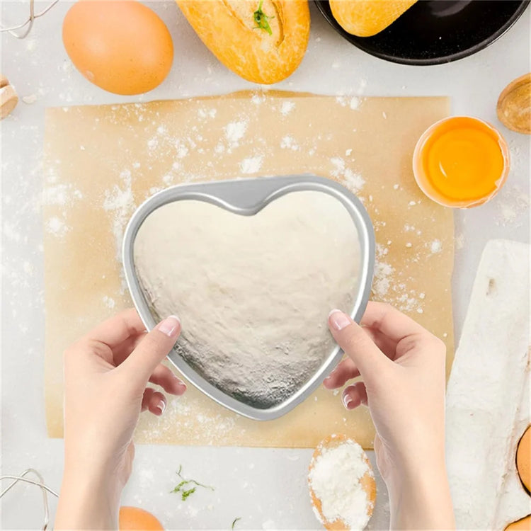 3-Piece 4/6/8inch Heart-Shaped Cake Pan