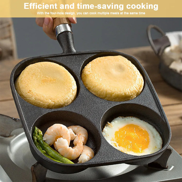 4-Hole Breakfast Burger Egg Pancake Maker