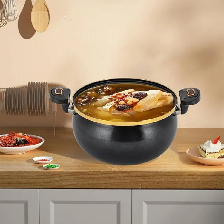 1pc Enamel Soup Pot Cooker Large Capacity