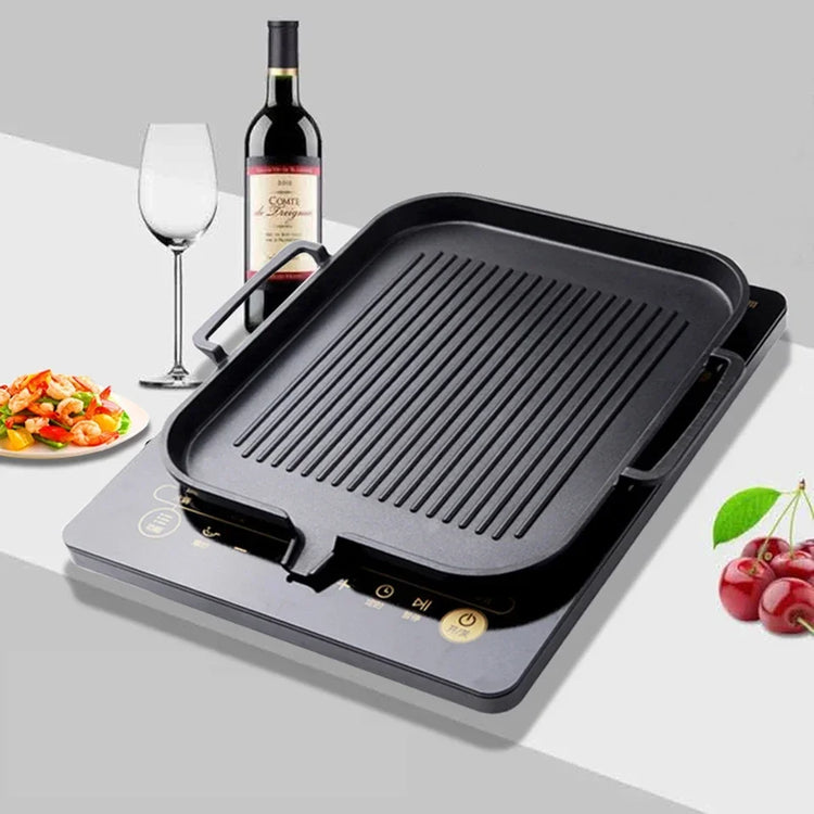 Aluminum Frying Pan Non-stick Barbecue Pan