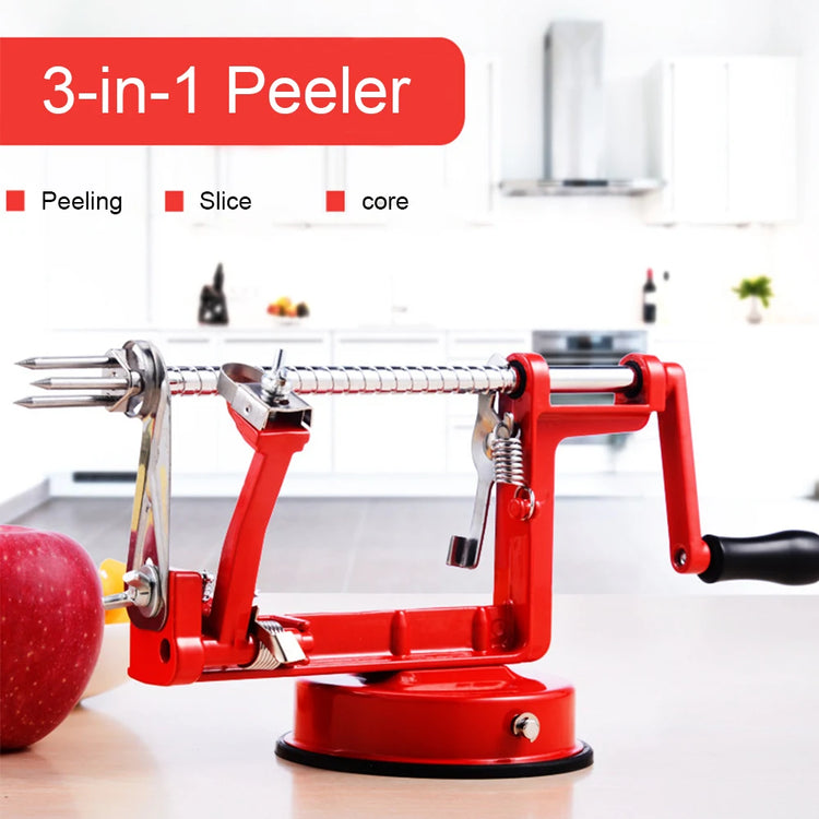 3 in 1 Apple Peeler Stainless Steel Core Slice Cutter